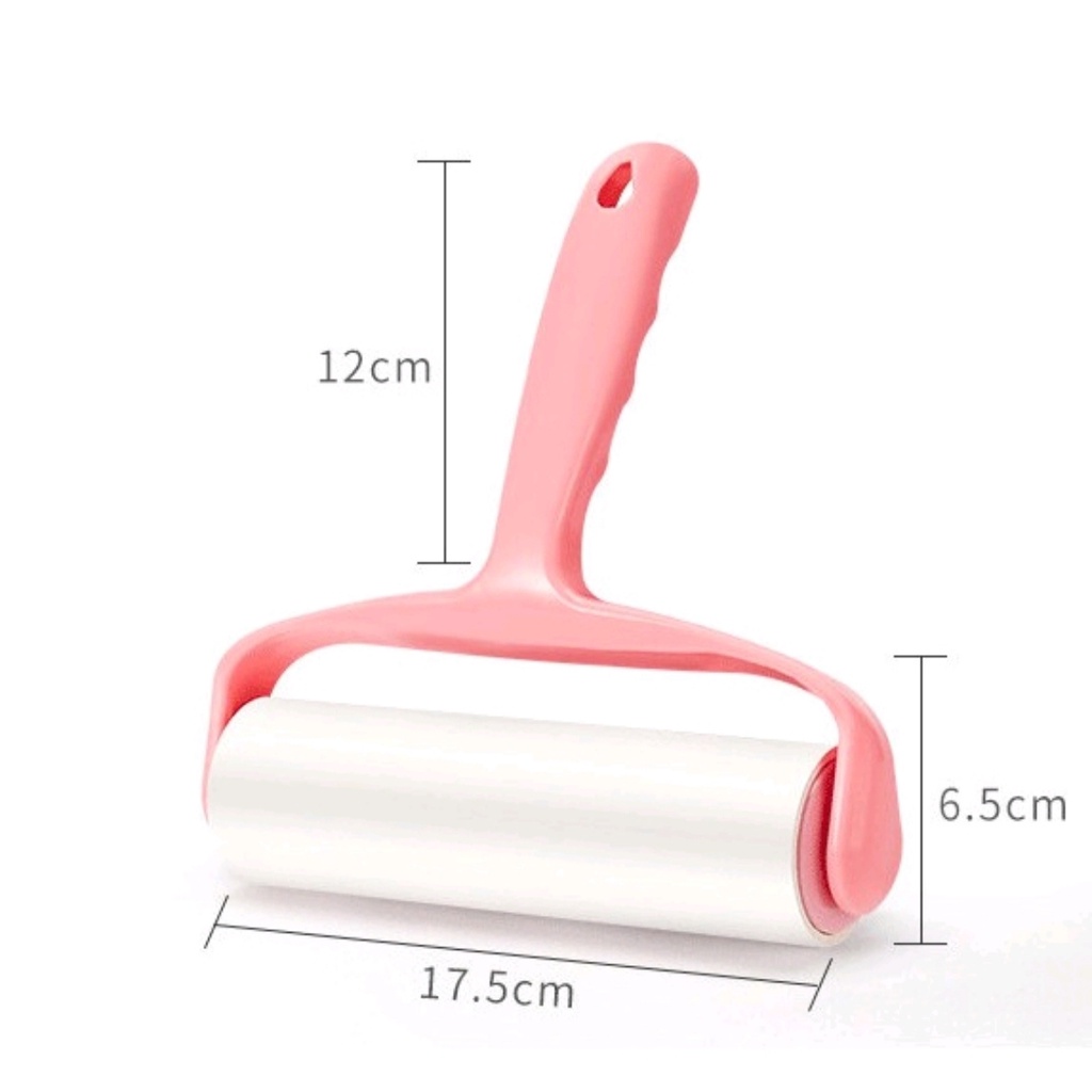 Cây Lăn Bụi Quần Áo, Cây Lăn Bụi Ga Giường, Sofa  ⚡️cây lăn hồng- 1 cuộn dính liền⚡️