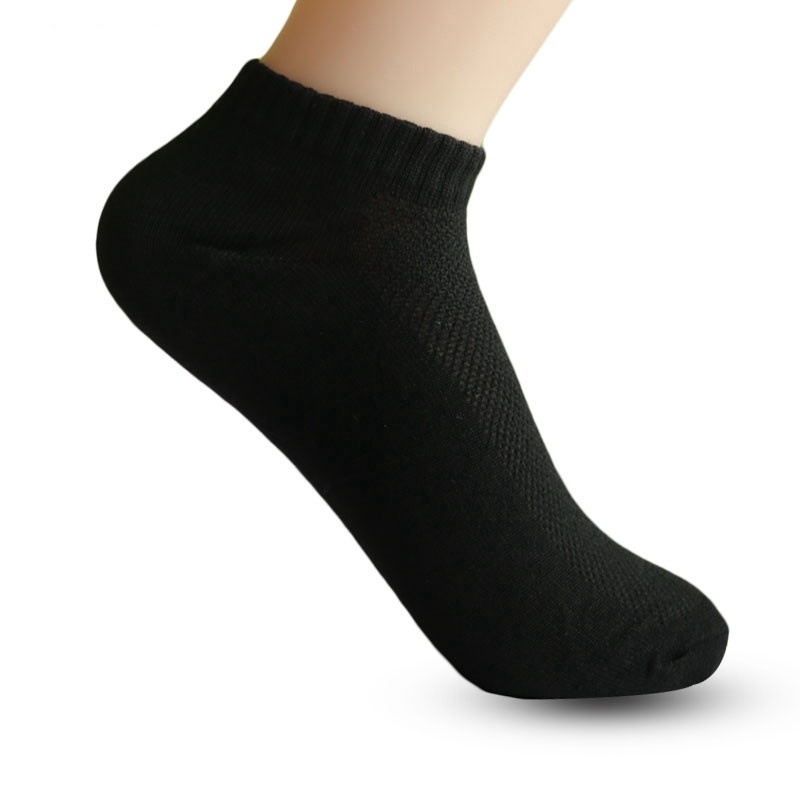 Vớ cotton cổ ngắn unisex nhiều màu tùy chon