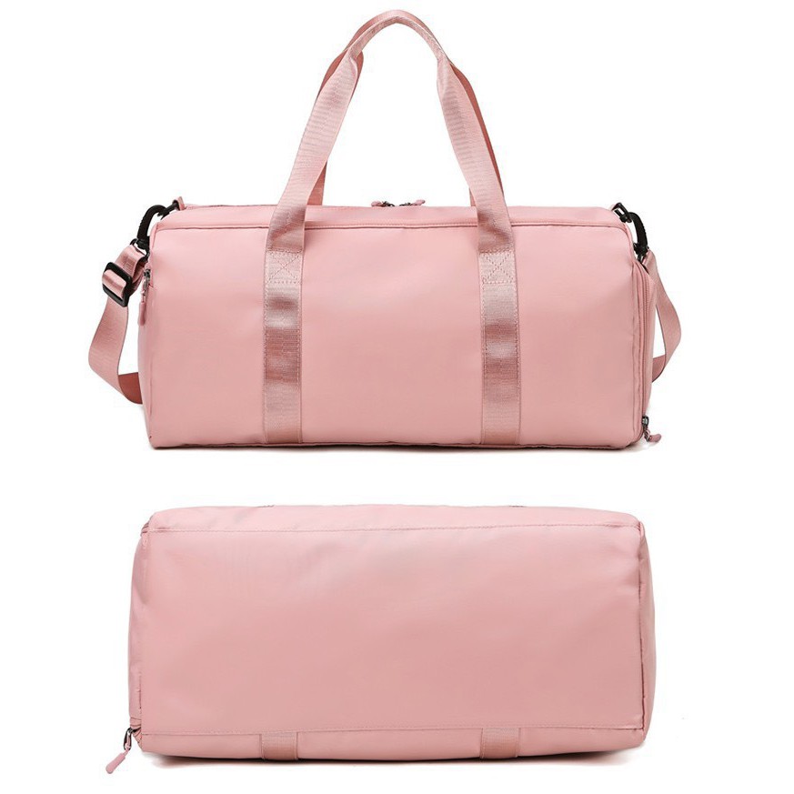 Túi trống du lịch đa năng chống thấm nước PINK size: 47x25x23cm (Xanh-Đen-Hồng)