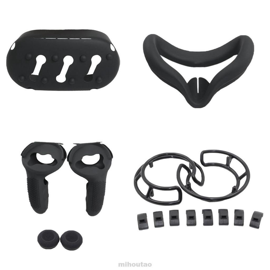 Controller Grip Cover Silicone Easy Install Anti Shock Gaming Accessories Protective Headset Case For Oculus Quest 2