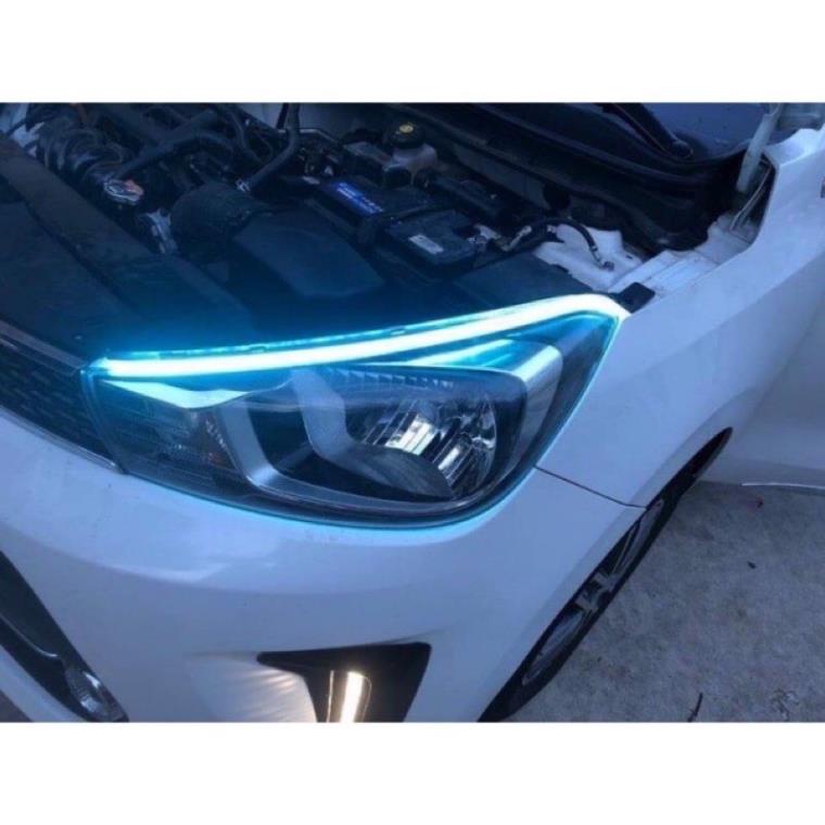 Bộ 2 LED Mí xin nhan đuổi ô tô 60cm - Silicon chống nước