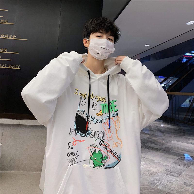 Áo hoodie IFNICEFUTURE có nón dài tay thời trang dành cho nam