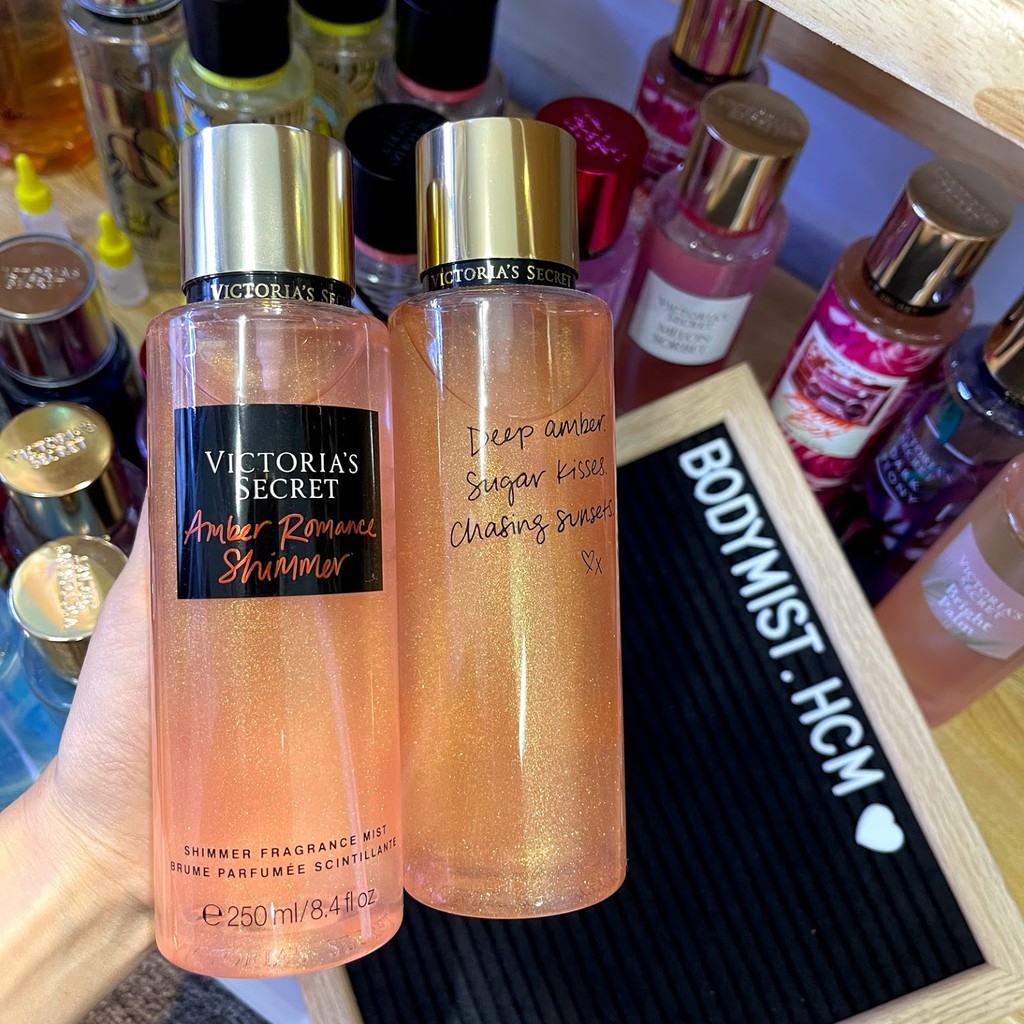 Xịt thơm toàn thân Victoria's mùi Amber Shimmer