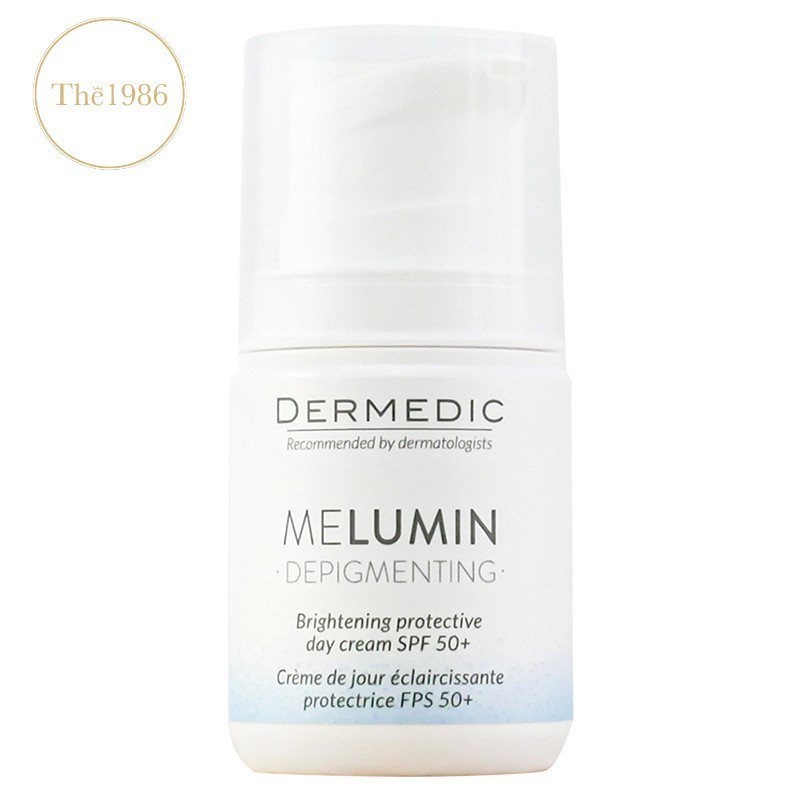 Kem làm sáng da kết hợp chống nắng Dermedic Melumin Brightening Protective Day Cream SPF 50+