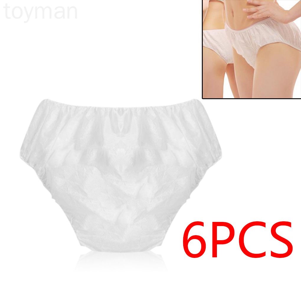 Bộ 6 Quần Lót Không Dệt Dùng Một Lần Độc Đáo Tiện Lợi