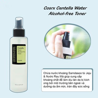 Nước Hoa Hồng Rau Má Cosrx Centella Water Alcohol Free Toner