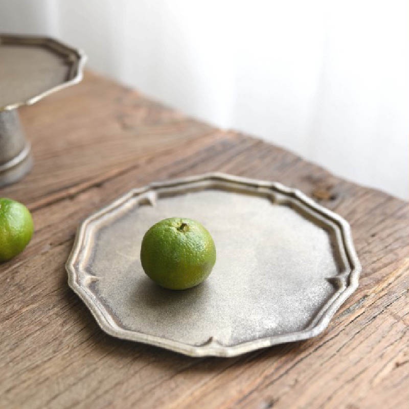 Khay Kim Loại Cổ Điển  Nai Decor dùng chụp ảnh
