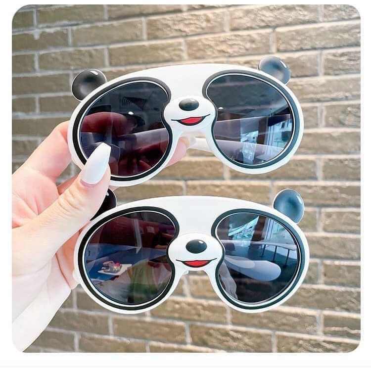 Kính Mắt Gấu Trúc Dễ Thương_ Kính Râm Phân Cực Chống Tia UV  Cho Bé HOT 2022