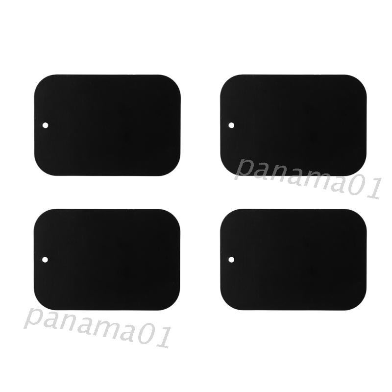 Set 4 Miếng Dán Nam Châm Giữ Điện Thoại Bằng Kim Loại Hình Chữ Nhật