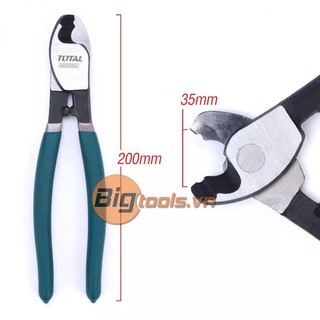 Kìm cắt cáp điện 8 inch total tht11581