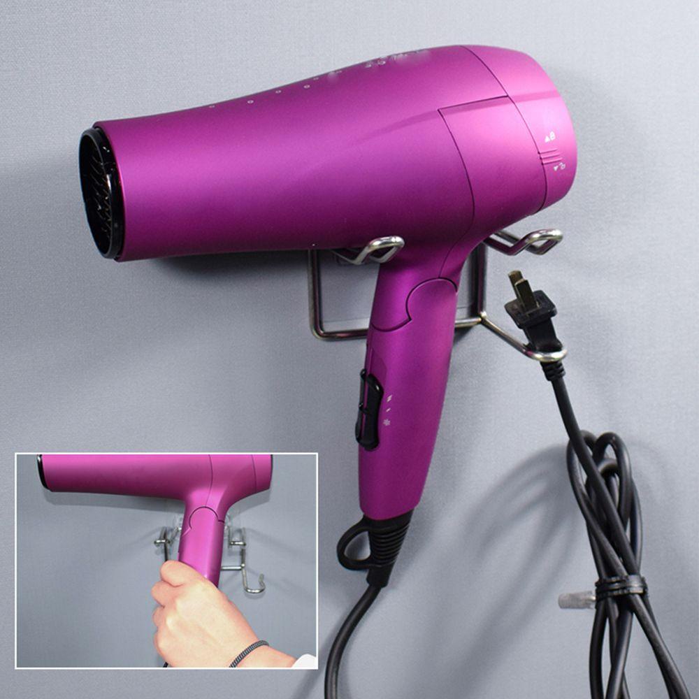 ZAIJIE24 Giá Treo Máy Sấy Tóc Chống Nước Chống Ẩm Không Cần Khoan
