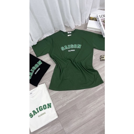 Áo Phông 3158 Cotton nhám SAIGON CLASSIC (Ảnh thật + video thật + feedback)