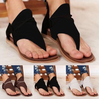 Xăng đan nữ đế bệt có khóa kéo