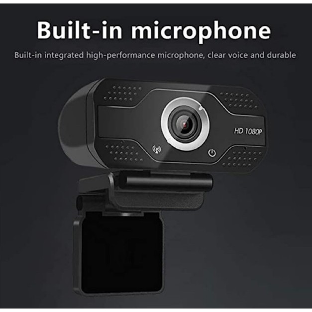 (Bảo hành 06 tháng) Webcam Kẹp 1080P Full HD V8 Màn Hình Tích Hợp Míc - Webcam Máy Tính Hỗ Trợ Học Trực Tuyến, để bàn