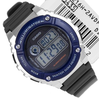 Đồng hồ trẻ em năng động thời trang Casio W-216H-1A