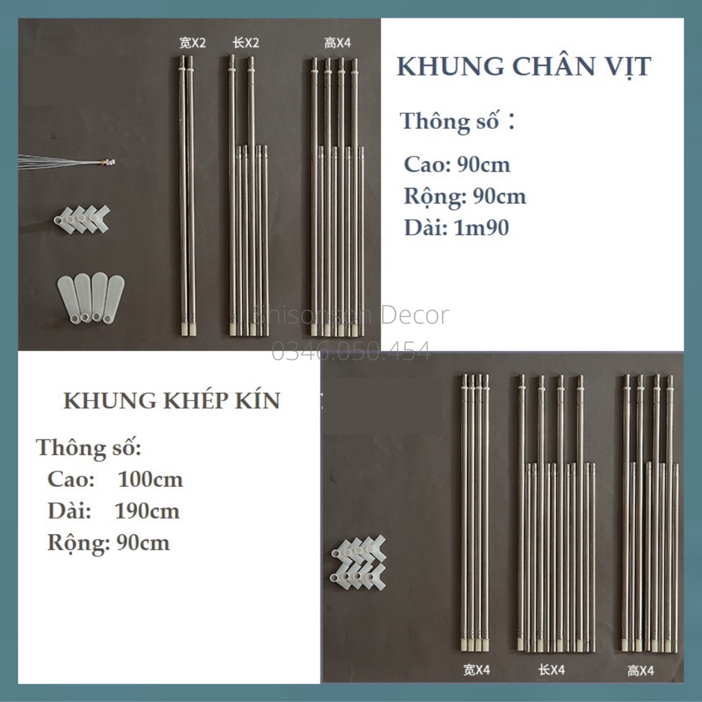Khung giường tầng inox kích thước 80cm - 90cm