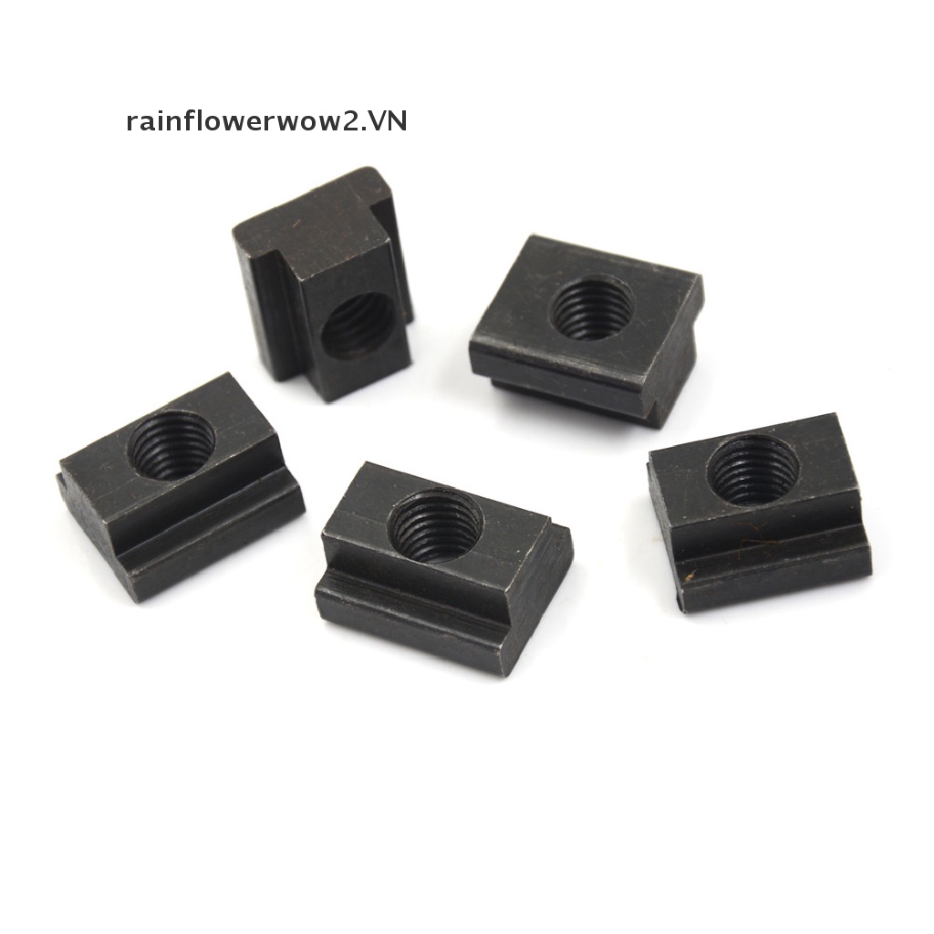 Bộ 5 Đai Ốc Chữ T Bằng Thép Carbon M6 M8 M10 M12 M14 Oxide 8.8 Mới Set 5 Đai Ốc Chữ T Bằng Thép Carbon M6 M8 M10 M12 M14 Oxide 8.8 Chuyên Dụng 5 Cái M