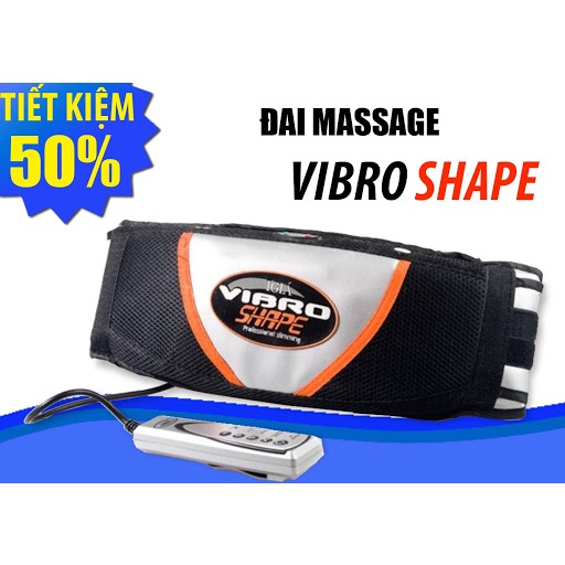 Đai Massage Nóng Giảm Mỡ Bụng Vibro -Đai Massage Vibro Shape Cao Cấp Giúp Giảm mỡ thừa,thon gọn vòng eo,bảo hành uy tín