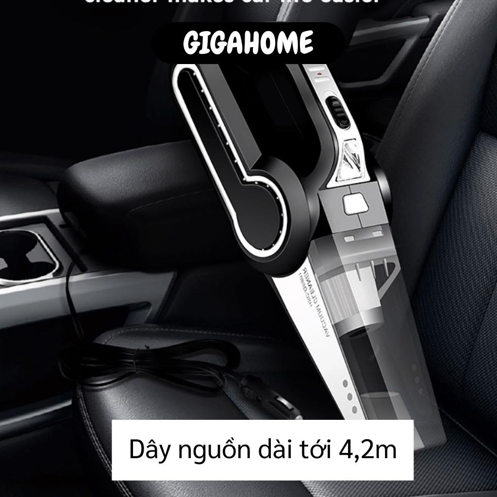 Máy Hút Bụi Cầm Tay GIGAHOME Máy Hút Bụi Xe Hơi Đa Chức Năng Kiêm Bơm Lốp Xe Và Có Đèn Led 9768