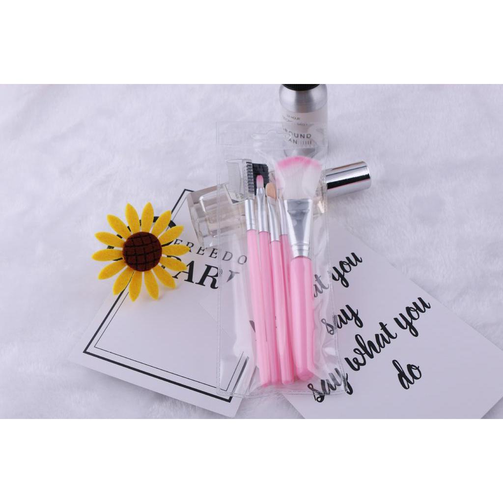 【cfh】Set 5 Cọ Trang Điểm Chuyên Nghiệp Chất Lượng Cao