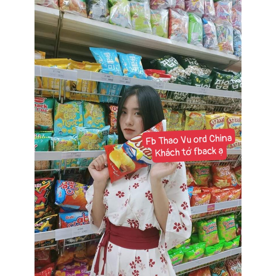 Váy Đầm Voan Kiểu Nhật ⚡️ẢNH THẬT⚡️ Váy Hoa Đỏ Yukata Kiểu Nhật Cực Xinh Chào Hè Cho Các Nàng