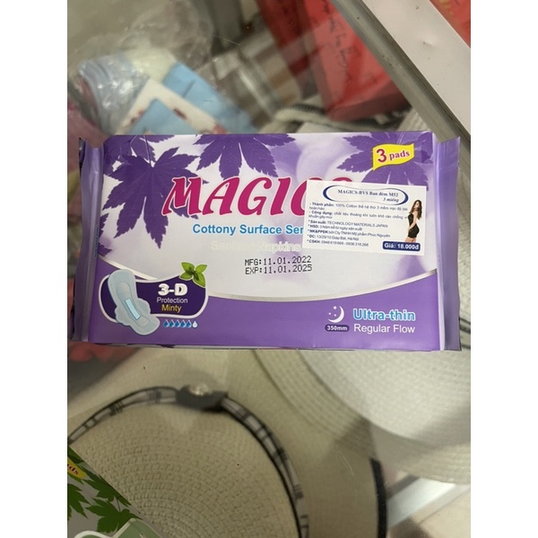 Băng vệ sinh magics- mẫu mới năm 2023
