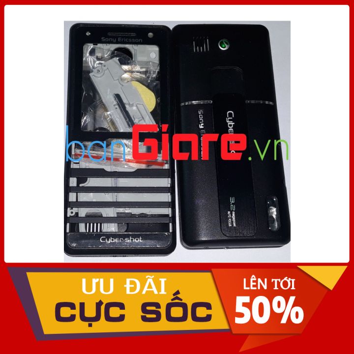 VỎ SONY ERICSSON K770i MÀU ĐEN KHÔNG PHÍM