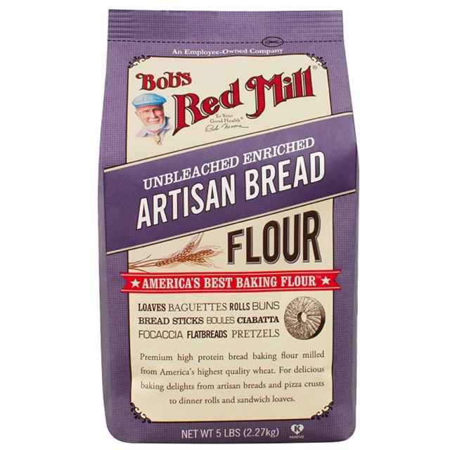 [Redmill] Bôt mì hữu cơ không tẩy trắng gói 200g (đa dụng, nguyên cám, bánh mì, bánh mì mềm...)
