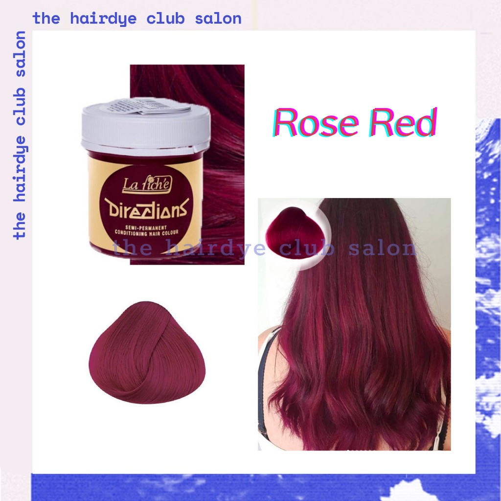 Thuốc nhuộm Semi-pernament Lariche Directions màu Rose Red
