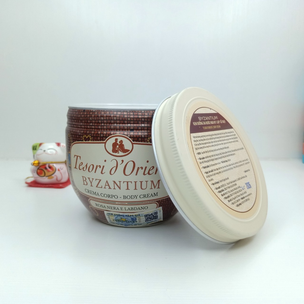 Kem Dưỡng Thể Tesori D'oiriente Dưỡng Sáng Da Hy Lạp Cổ Đại 300ml (Hàng Nhập Khẩu Italia)