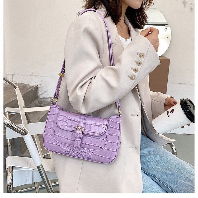 Túi xách nữ đeo chéo họa tiết vân cá sấu thời trang 2021 TX16 túi xách kẹp nách - Chip Xinh