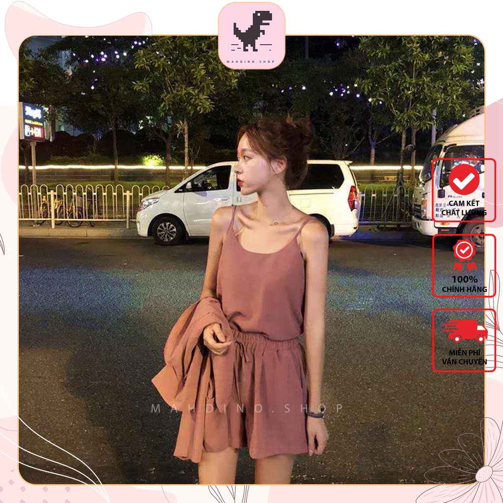 [ORDER]Set ÁO BLAZER MIX QUẦN SOOC style ulzzang/Set áo vét hai dây mix quần ống sooc siêu xinh mahdino.shop | BigBuy360 - bigbuy360.vn