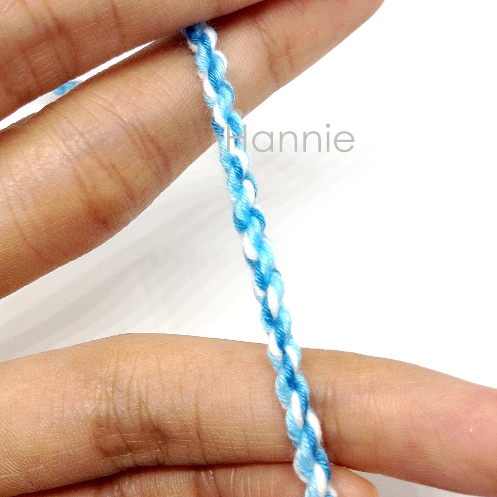 (Tay/Chân) Vòng chỉ tình bạn màu xanh biển - Vòng đeo nam nữ - Friendship Bracelet | BigBuy360 - bigbuy360.vn