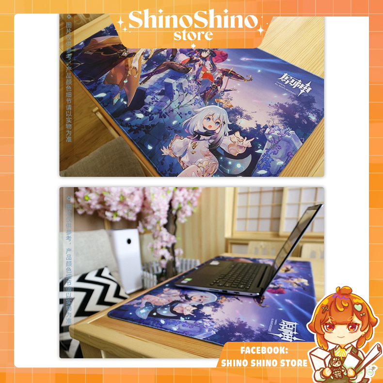 [có sẵn] thảm lót chuột bàn phím Genshin Impact chính hãng từ official shop