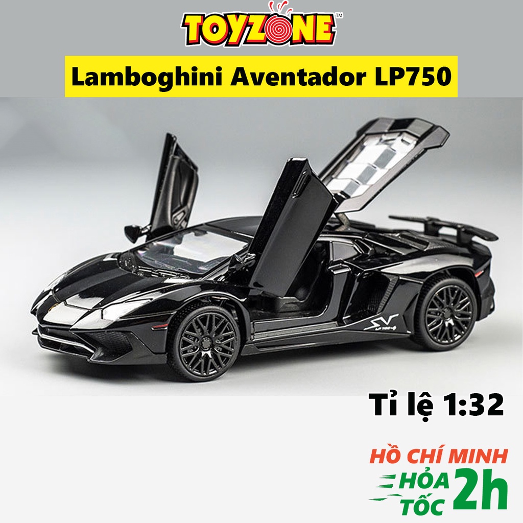 Xe mô hình tĩnh Lamboghini Aventador LP750 tỉ lệ 1:32