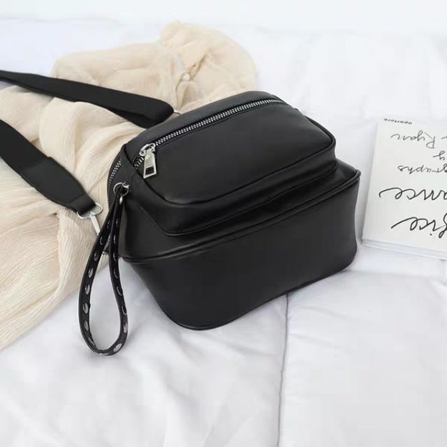 [FREESHIP ĐƠN 50K] Túi nữ đeo chéo da PU hình hộp có nhiều ngăn | BigBuy360 - bigbuy360.vn