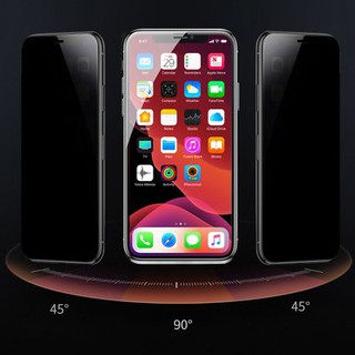 Combo 2 kính cường lực chống nhìn trộm viền dẻo iPhone XS Max kèm khung hỗ trỡ dán hãng Baseus