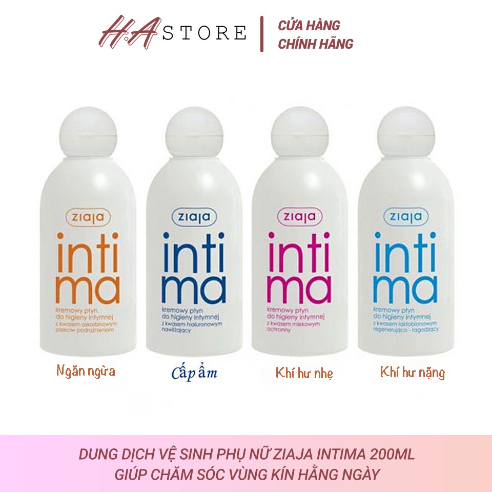 Dung Dịch Vệ Sinh Phụ Nữ ZIAJA INTIMA 200ml