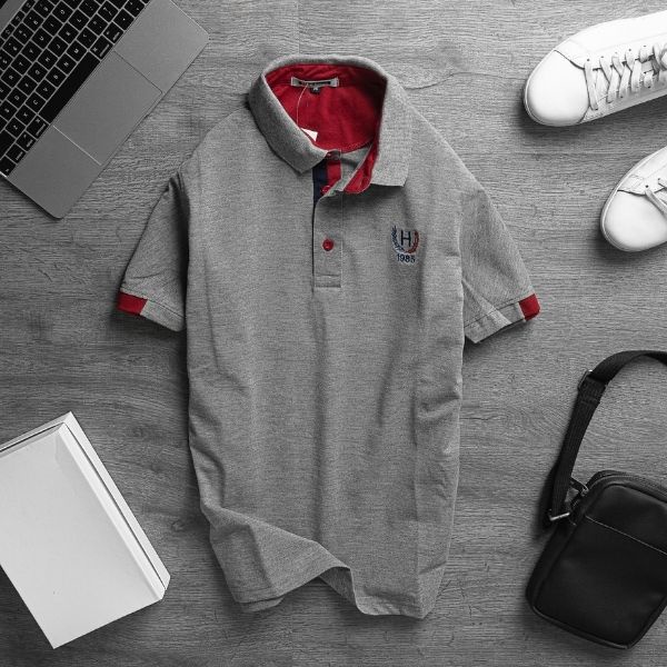 Áo thun cá sấu nam polo có cổ bẻ phối kẻ sọc ngang trẻ trung niên Nexx&amp;Dee PL22