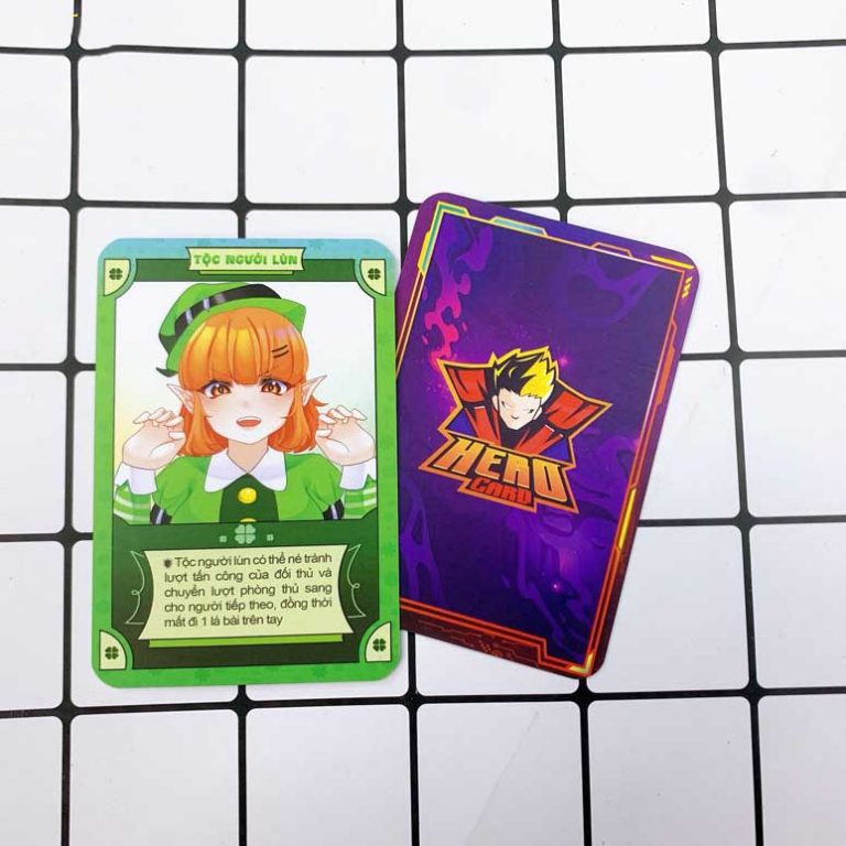 Thẻ bài Hero team bộ thẻ bài VIP hero team