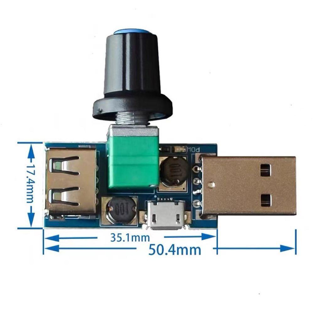 Set 2 Quạt USB Điều Chỉnh Tốc Độ Gió DC 4V-12V Chuyên Dụng