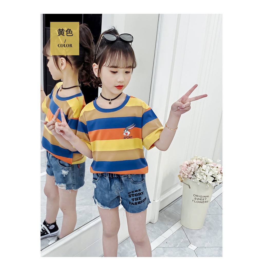 Áo phông bé gái size đai từ 20 -50kg