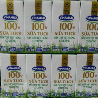 Lốc sữa vinamilk 100% 110ml