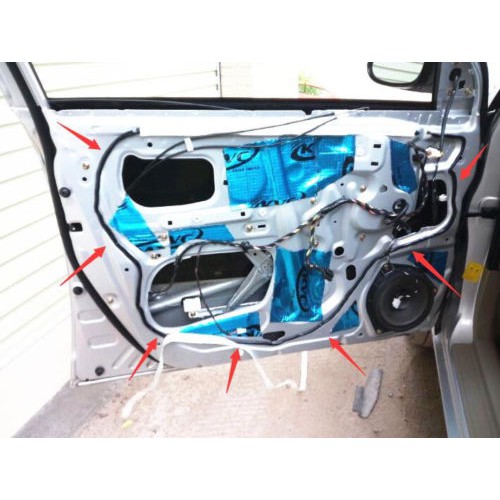 4m cao su Butyl đen dán sửa chữa cửa xe hơi