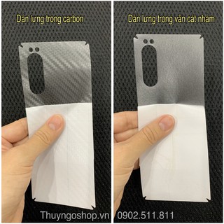 Dán lưng carbon Sony Xperia 5 / Xperia 1 / XZ3 / XZ2 / XZ2 Premium / XZ2 compact ...