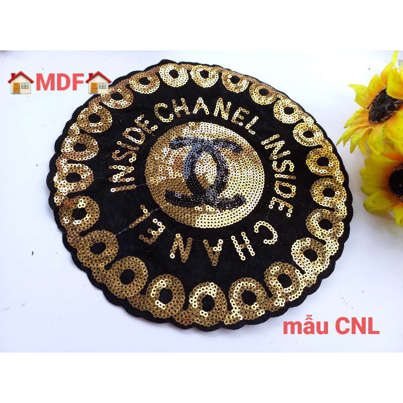 miếng kết áo đính kim sa mẫu CNL