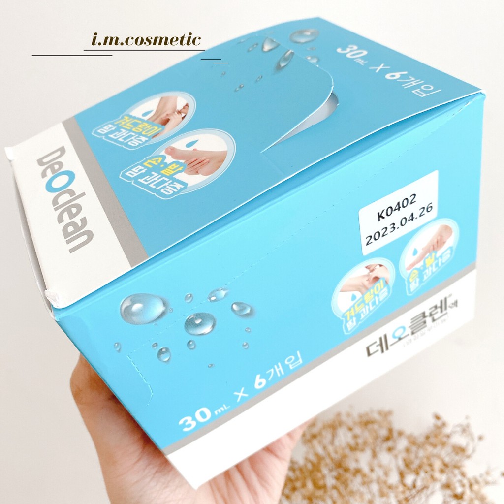 Lăn nách khử mùi hoàn hảo Deoclean- Deodorant Roll on 30ml (Mẫu mới) | BigBuy360 - bigbuy360.vn