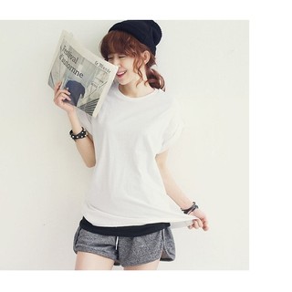 ÁO THUN TRƠN CỔ TRÒN MÀU TRẮNG TAY NGẮN NAM NỮ ( CÓ CẢ SIZE EM BÉ ) A3P2-9