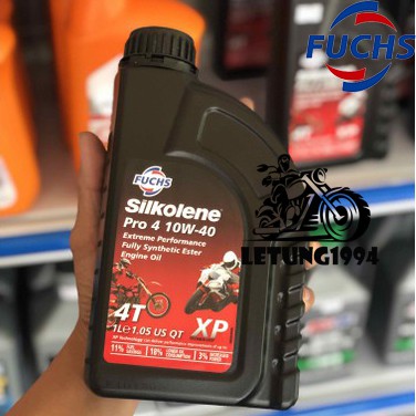 Dầu Nhớt Fuchs Silkolene 10w40 chính hãng nhập khẩu từ Châu Âu 1 Lít