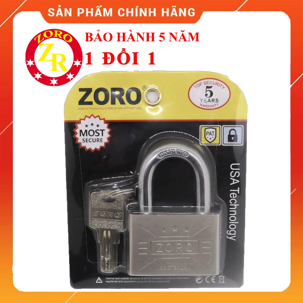 [ FREESHIP ]Ổ khóa nhà zoro 5 phân bền bỉ với thời gian_ Cam kết hàng chính hãng_Bảo hành 5 năm